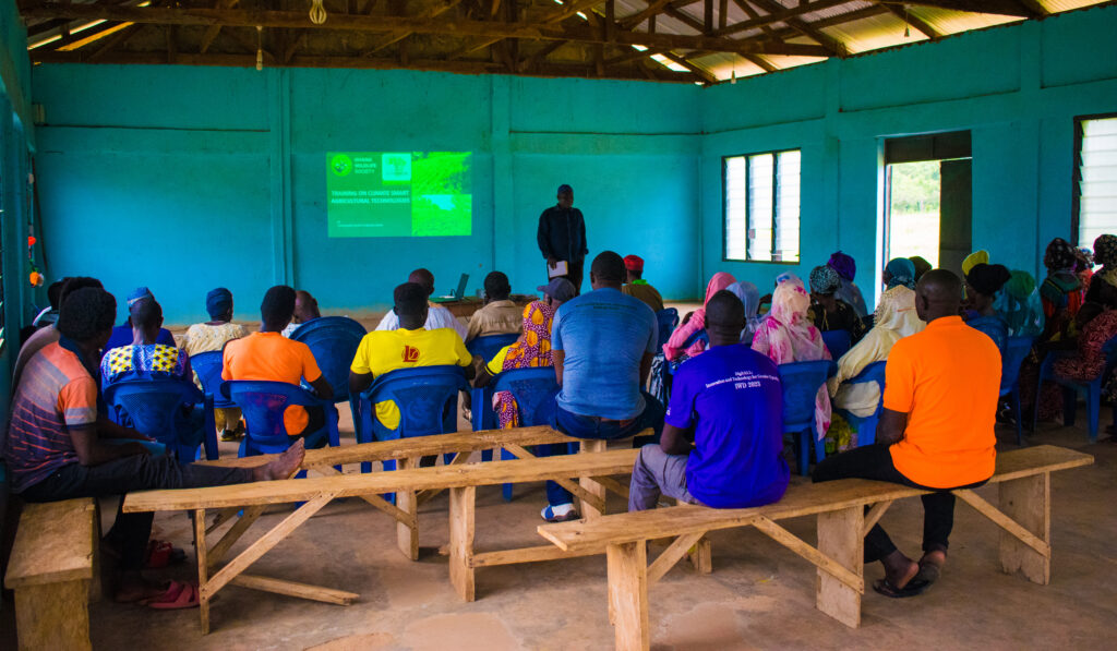 Ghana Wildlife Society Trains Farmers on Climate-Smart Agricultural Technologies at Mognori